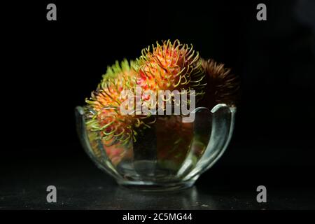 Rambutan  Hailed as a “superfruit” Stock Photo