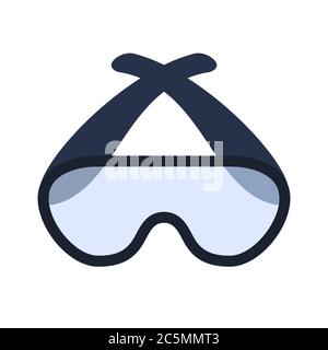 Protective glasses. Vector illustration. Stock Vector