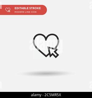 Cursor Simple vector icon. Illustration symbol design template for web mobile UI element. Perfect color modern pictogram on editable stroke. Cursor icons for your business project Stock Vector
