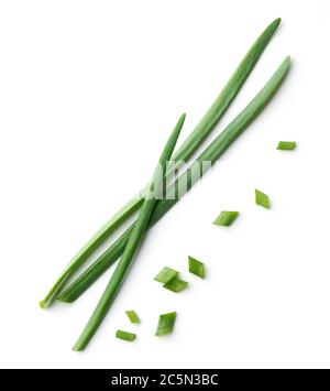 green onion isolated on white background Stock Photo