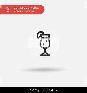 Cool Simple vector icon. Illustration symbol design template for web mobile UI element. Perfect color modern pictogram on editable stroke. Cool icons for your business project Stock Vector