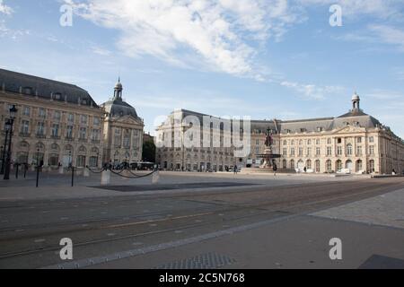 Bordeaux , Aquitaine / France - 11 07 2019 : Bordeaux palace palais de la Bourse gironde France Stock Photo