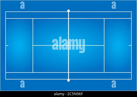 Tennis court background vector illustration pattern template Stock Vector