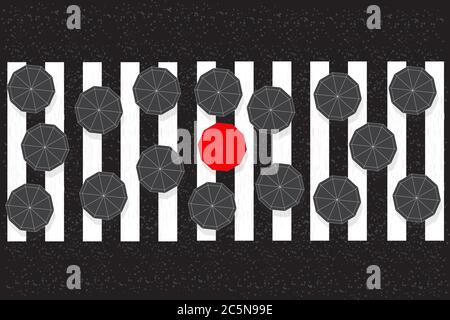 Crosswalk top view vector illustration background icon Stock Vector