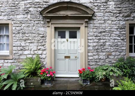 Upmarket town house at Bakewell in the Peak District National Park Stock Photo
