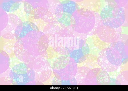 abstract pastel background birthday card Stock Photo