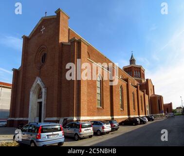 Rimini, Italy - June 21, 2017: San Francesco catholic church in Rimini, Italy. Stock Photo