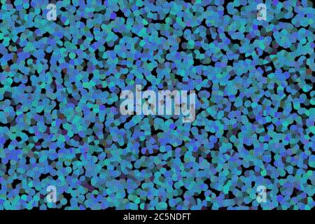 abstract blue green background mosaic Stock Photo