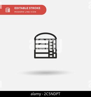 Fuel Simple vector icon. Illustration symbol design template for web mobile UI element. Perfect color modern pictogram on editable stroke. Fuel icons for your business project Stock Vector