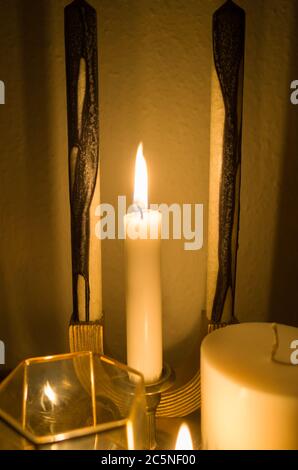 candlelight and romantic mood