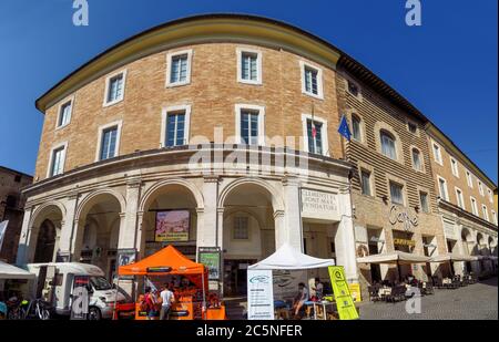 Urbino, Italy - June 24, 2017: Architecture old city in Urbino, Italy Stock Photo