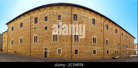 Urbino, Italy - June 24, 2017: Architecture old city in Urbino, Italy Stock Photo