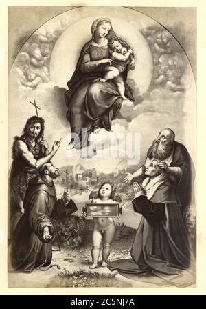 The Madonna of Foligno is a painting by the Italian High Renaissance ...