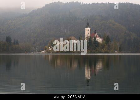 Lake Bled in Slovenia Stock Photo