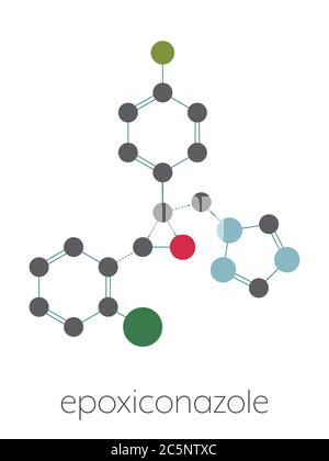 Epoxiconazole Fungicide Molecule Illustration Stock Photo Alamy
