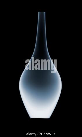 Ceramic vase, X-ray. Stock Photo