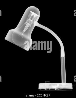 Desk lamp, X-ray. Stock Photo