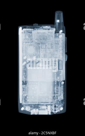 PDA, coloured X-ray. Stock Photo