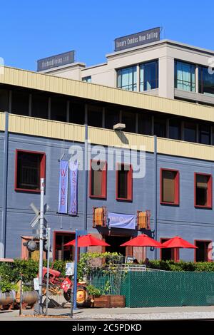 Cerruti Cellars in Jack London Square,Oakland,California,USA Stock Photo