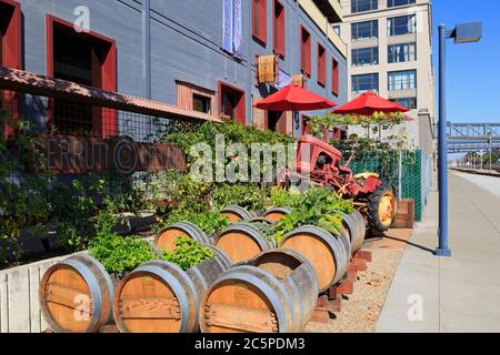 Cerruti Cellars in Jack London Square,Oakland,California,USA Stock Photo