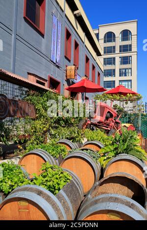 Cerruti Cellars in Jack London Square,Oakland,California,USA Stock Photo