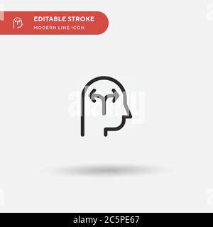 Bifurcation Simple vector icon. Illustration symbol design template for web mobile UI element. Perfect color modern pictogram on editable stroke. Bifurcation icons for your business project Stock Vector
