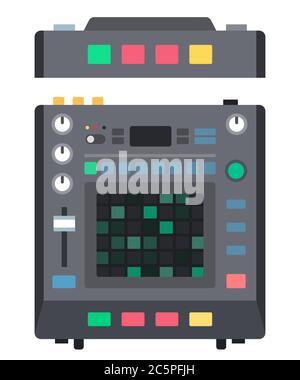 Vector illustration of colored buttons Stock Vector Image & Art - Alamy