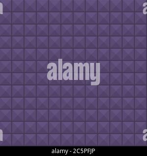 Mosaic tile brick wall, purple pattern for background Musician flat icon vector isolated. Stock Vector