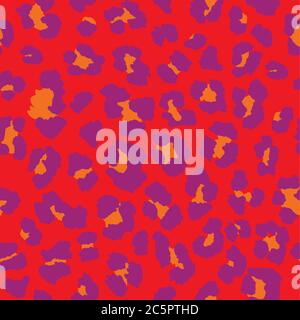 Leopard pattern design funny drawing seamless pattern. Lettering poster or  t-shirt textile graphic design wallpaper, wrapping paper. Digital Art by  Zhu Ming - Fine Art America