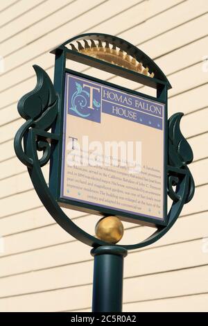 Thomas Fallon House Museum,San Jose,California,USA Stock Photo - Alamy