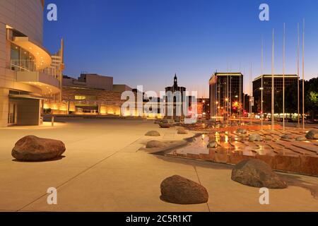 San Jose City Hall Plaza,California,USA Stock Photo