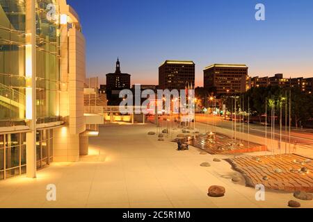 San Jose City Hall Plaza,California,USA Stock Photo