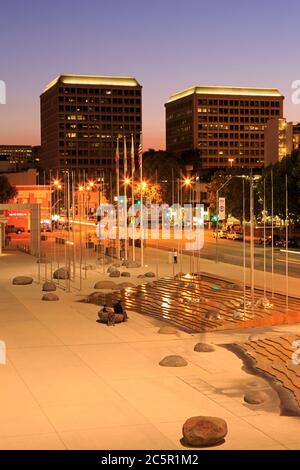 San Jose City Hall Plaza,California,USA Stock Photo