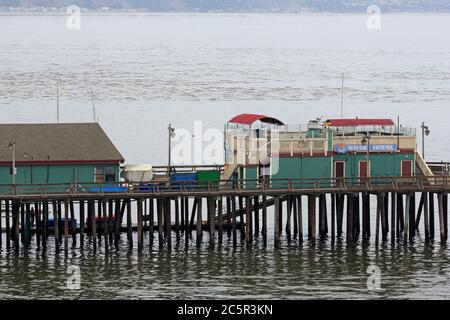 Wharf,Capitola,Santa Cruz County,California,USA Stock Photo