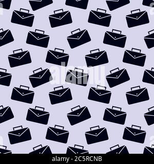 work bag men seamless pattern vector illustration background Stock Vector