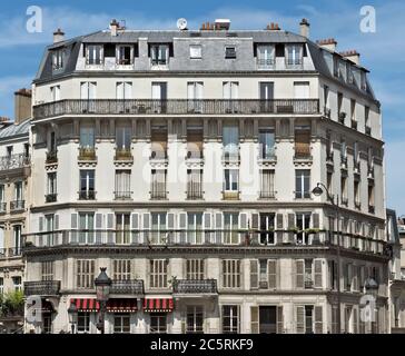 PARIS, FRANCE - JUNE 11, 2014: View of the french architecture.  Paris, France - June 11, 2014: View of the french architecture.