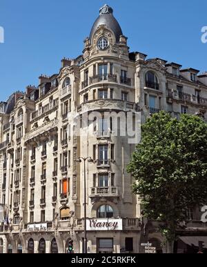 PARIS, FRANCE - JUNE 11, 2014: View of the parisian architecture.  Paris, France - June 11, 2014: View of the parisian architecture.