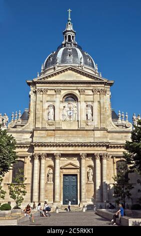 Sorbonne University in Paris. Name is derived from College de Sorbonne ...