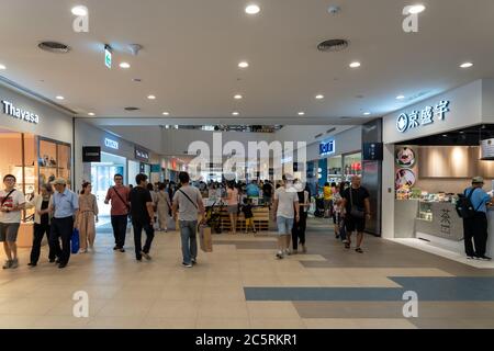 Inside of Mitsui Outlet Park Taichung Stock Photo