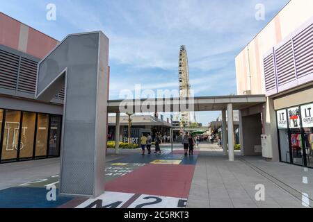 Inside of Mitsui Outlet Park Taichung Stock Photo