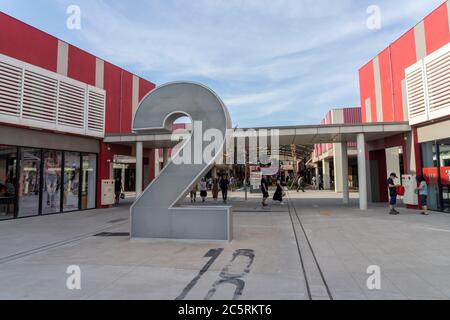 Inside of Mitsui Outlet Park Taichung Stock Photo