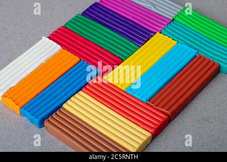 plasticine modeling clay sticks on white - Stock Photo [100465559] -  PIXTA