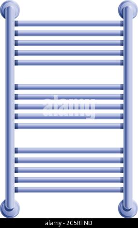 Cloth heated towel rail icon. Cartoon of cloth heated towel rail vector icon for web design isolated on white background Stock Vector