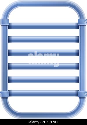 Device towel rail icon. Cartoon of device towel rail vector icon for web design isolated on white background Stock Vector