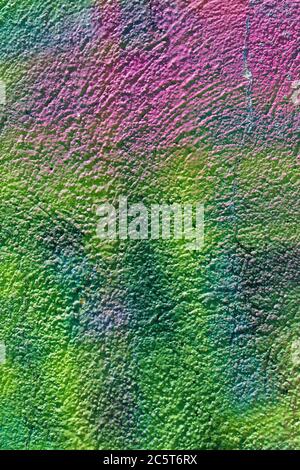 Multicolored Old Weathered Concrete Decay Wall Texture Useful For Background Image Stock Photo