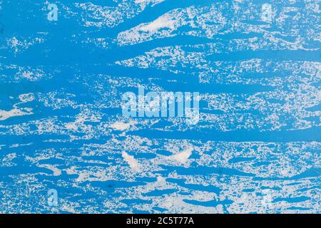 Bluish Old Weathered Concrete Decay Wall Texture Useful For Background Image Stock Photo