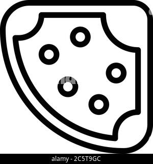 Home jacuzzi icon, outline style Stock Vector