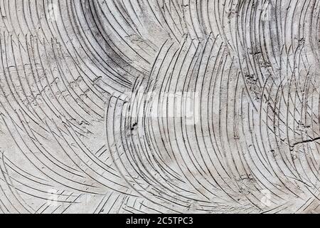 Grey concrete rough mortar stone texture pattern background Stock Photo