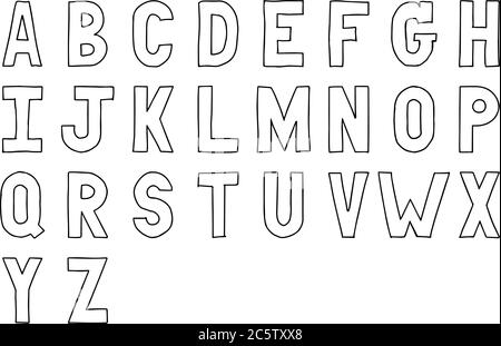 3d Drawing Letter A To Z / How To Draw Capital Alphabet Lettering A Z Easy  Simple For Beginners - YouTube