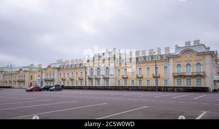 Peterhof, Saint Petersburg, Russia. Peterhof Palace, commissioned by Peter the Great. Stock Photo